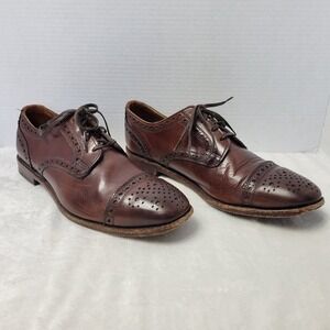 Allen Edmonds Rogue Sz 10.5 D Chester Cap Toe Leather Dress Oxfords Shoes‎